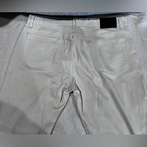 CCS Relaxed Fit Off White Jeans 36" - Picture 4 of 6